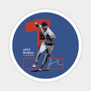 Jeff McNeil New York M Outline Magnet